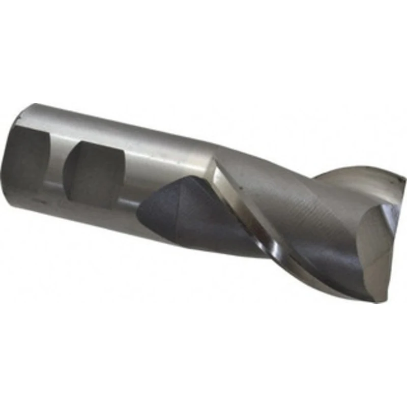 Value Collection 1-1/2, 2 LOC, 1-1/4 Shank Diam, 4-1/2 OAL, 2 Flute, High Speed Steel Square End Mill Single End, Unc...